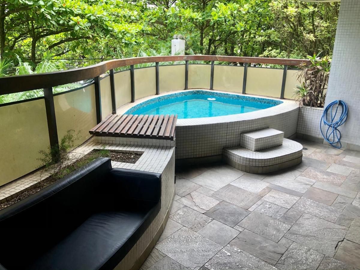 Pitangueiras Exclusivo Com Piscina Na Sacada Apartman Guarujá Kültér fotó